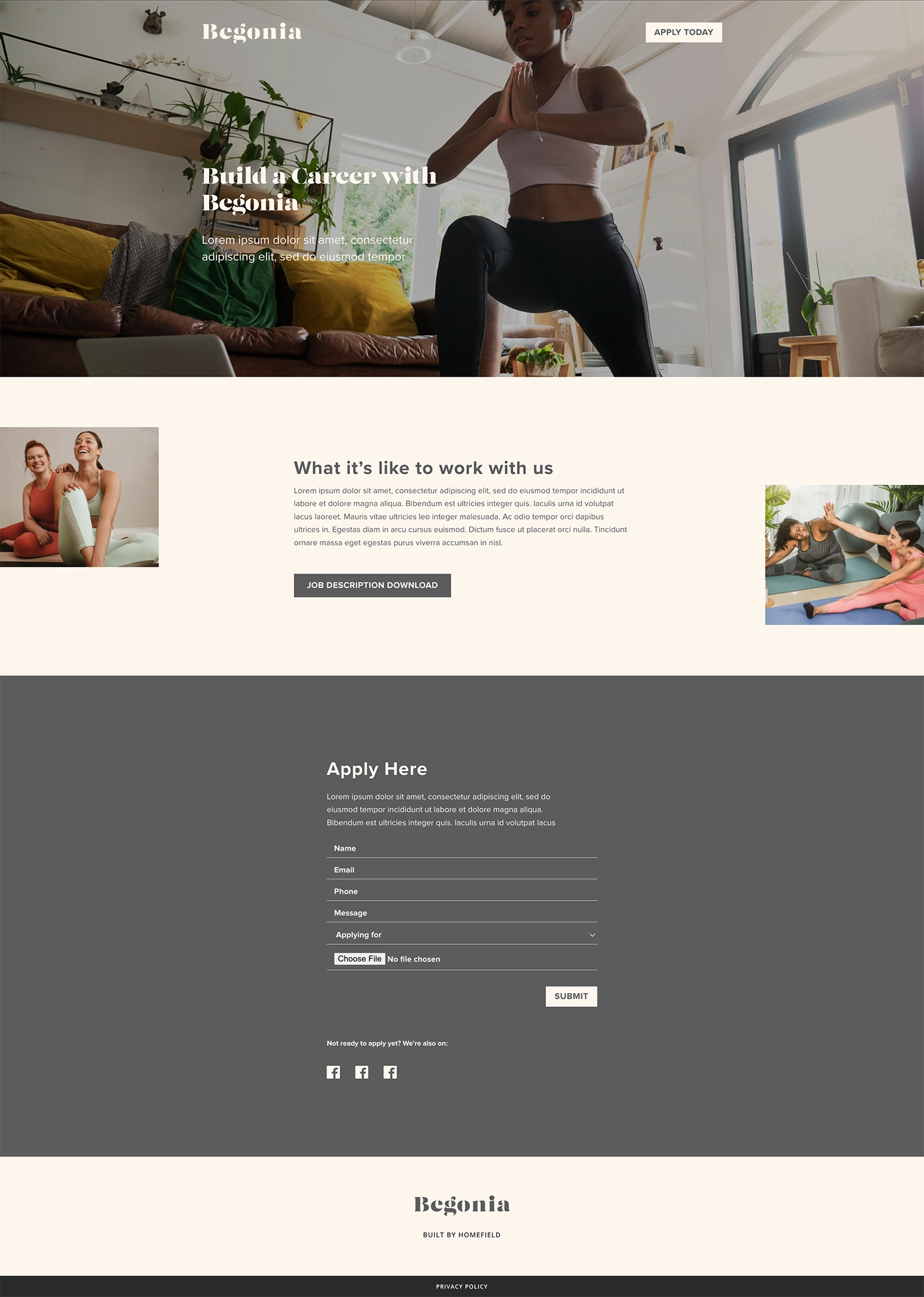 Recruitment Template 1 Recruitment Template 1