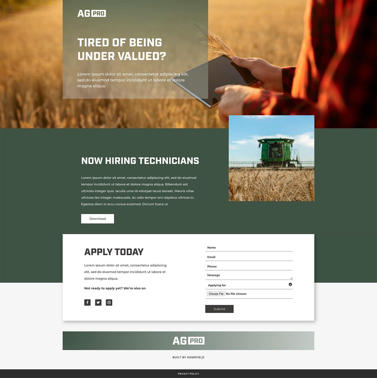 Recruitment Template 2 Recruitment Template 2